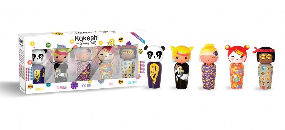 Фото - KOKESHI By Jeremy Scott Miniature set 5*5 мл Туалетная вода (EdT)
