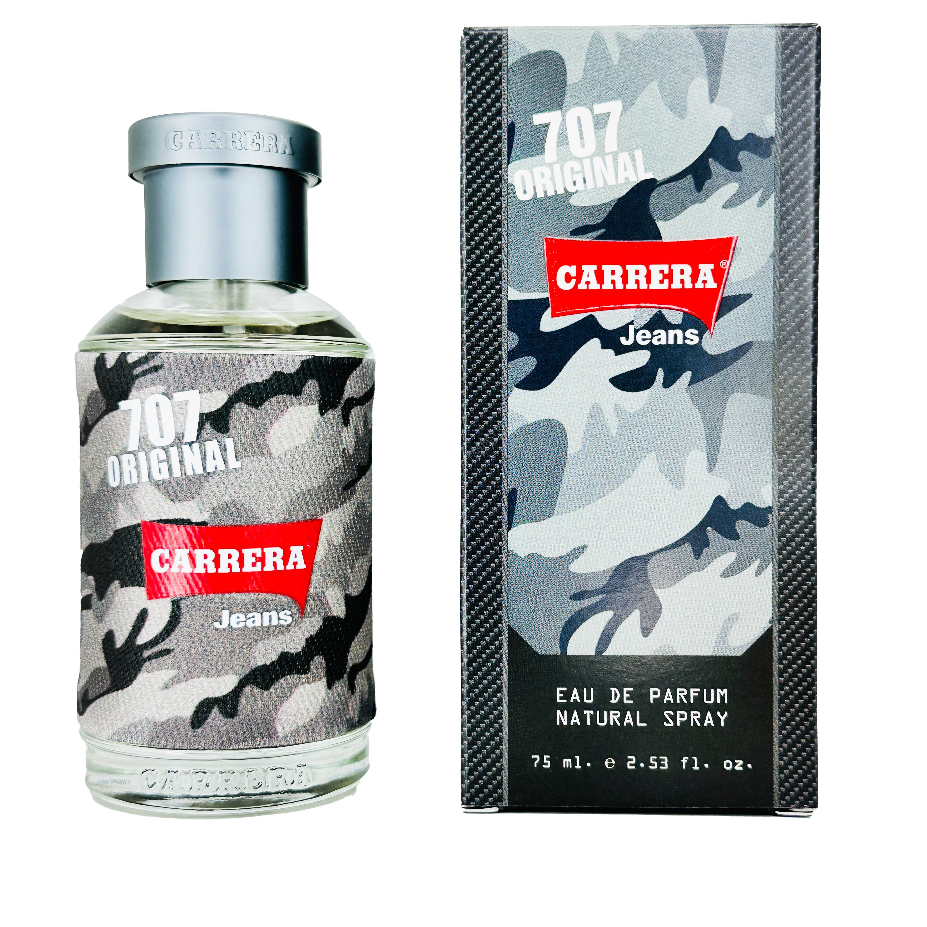 CARRERA Jeans 707 CAMOUFLAGE UOMO EDP Natural Spray 75 мл Фото - CARRERA Jeans 707 CAMOUFLAGE UOMO EDP Natural Spray 75 мл