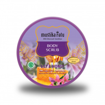 Фото - MUSTIKA RATU Скраб для тела Лилия и Мед, 200 г