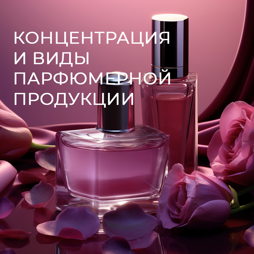 Концентрация и виды парфюмерной продукции